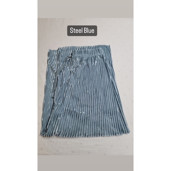 Loungewear Culotte wide leg pleated pants - Picture 8 of 13